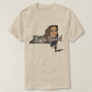 IHR FOTO Staat von New York Form T - Shirt