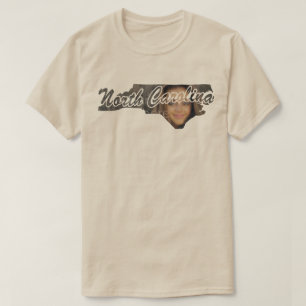 Ihr FOTO Staat von North Carolina Form T - Shirt