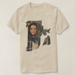 IHR FOTO Staat von Rhode Island Form T - Shirt