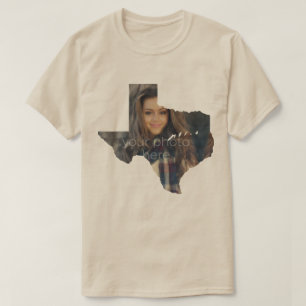 IHR FOTO Staat von Texas Form T - Shirt
