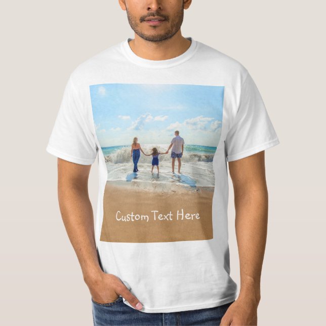 Ihr Foto-T - Shirt-Geschenk mit benutzerdefinierte T-Shirt (Vorderseite)