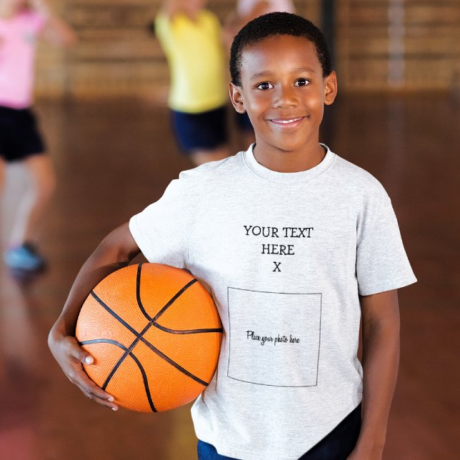 Ihr Foto, Text - Coole Jungen Kinder-Jugend-T - Sh T-Shirt (Von Creator hochgeladen)