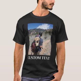 Ihr Foto & Text Hier, Benutzerdefiniertes Foto, Pe T-Shirt
