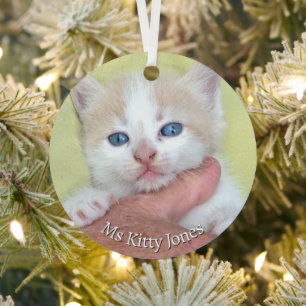 Ihr Foto/Text - Traditionelles Jährliches Geschenk Ornament Aus Metall