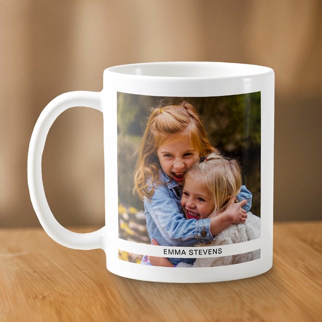 Ihr Foto und Name Doppelseitige Tasse (Von Creator hochgeladen)