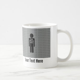 Ihr Foto und Text hier Maßgeschneiderter Kaffee Ta Kaffeetasse