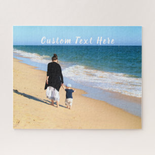 Ihr Foto und Text Jigsaw Puzzle Personalisiert