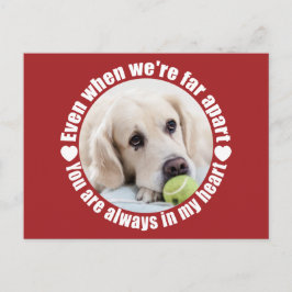 IHR FOTO Weit weg Liebe benutzerdefinierte Postkar Postkarte