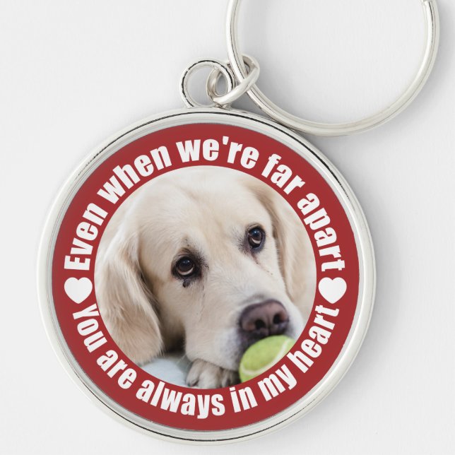 IHR FOTO weit weg von der Liebe Schlüsselkette Schlüsselanhänger (Vorne)