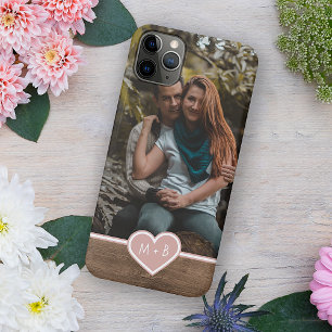 Ihr Fotoliebhaber-Herz auf Holzkornmuster iPhone 16 Pro Max Hülle