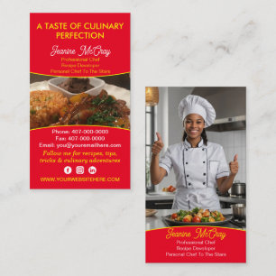 Ihr Fotos Restaurant Koch Catering Services Visitenkarte