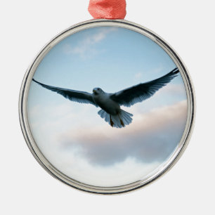 Ihr freies gerade wie Jonathan Livingston Ornament Aus Metall