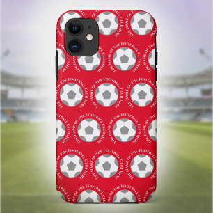 Ihr Fußballteam in Rot Case-Mate iPhone Hülle