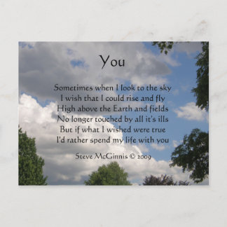 Ihr Gedicht Postkarte