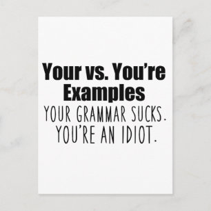 Ihr gegen. Ihr seid Postkarte