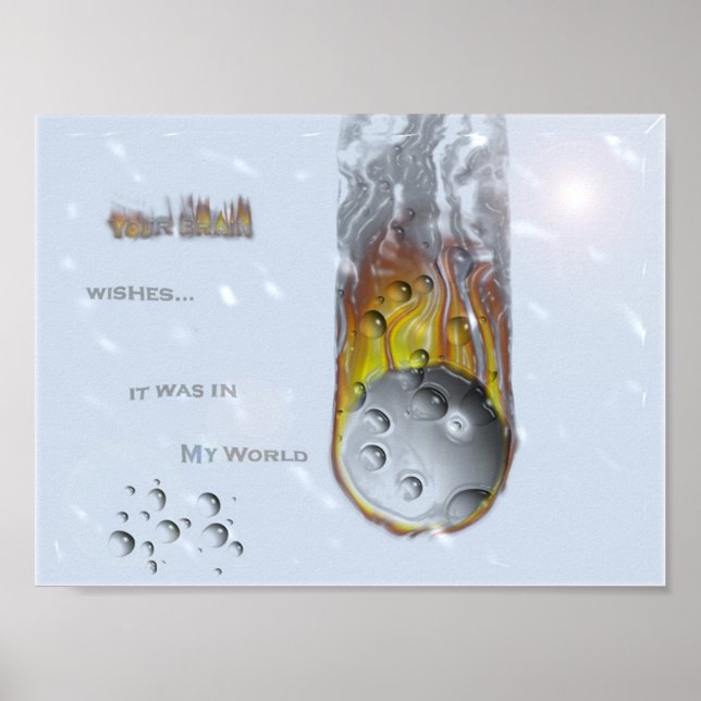 Ihr Gehirn wünscht es wäre in meiner Welt 3 Poster (Vorne)