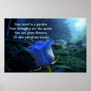 Ihr Geist ist eine inspirierende Zitatvorstellung Poster