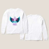Ihr Geist ist frei Neon-Engelsflügel Tri-Blend T-S
