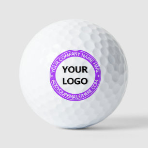 Ihr Geschäft-Logo Benutzerdefinierter Text Stempel Golfball