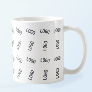 Ihr Geschäft-Logo Einzigartiges Logo-Musterdesig Kaffeetasse