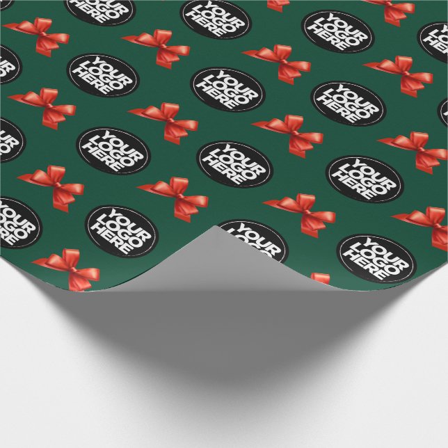 Ihr Geschäftslogo individuell Geschenkpapier (Ecke)