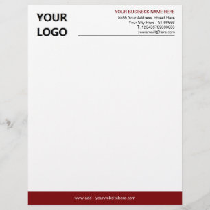 Ihr Geschäftslogo Personalisierter Briefkopf Beisp