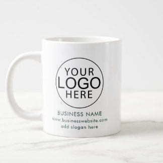Ihr Geschäftslogo Unternehmenswerbung Benutzerdefi Jumbo-Tasse