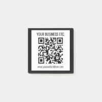 Ihr Geschäftsname & editierbarer QR-Code