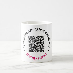 Ihr Geschenk für die QR-Tasse mit benutzerdefinier Kaffeetasse