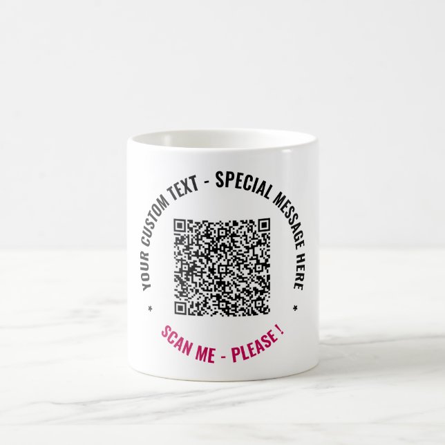 Ihr Geschenk für die QR-Tasse mit benutzerdefinier Kaffeetasse (Mittel)