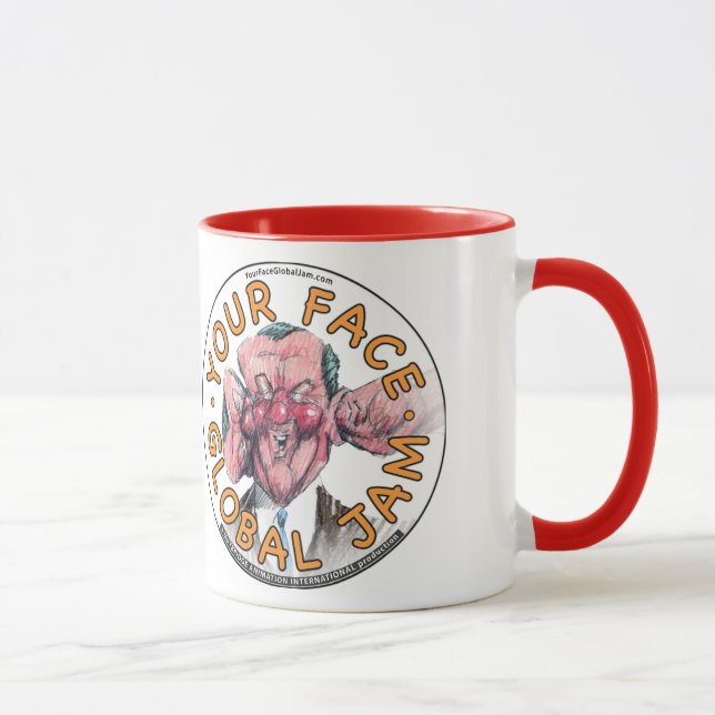 Ihr Gesicht auf Ihrer Tasse? Tasse (Rechts)
