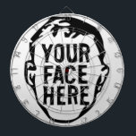 Ihr Gesicht hier Dartboard Dartscheibe<br><div class="desc">Suchen Sie nach etwas Einmaliges? Laden Sie einfach Fotos,  Kunstwerke,  Texte und mehr hoch! ERSTELLEN SIE JETZT IHREN EIGENEN BENUTZERPUNKT</div>