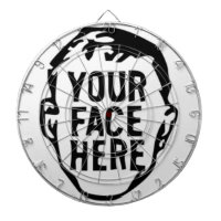 Ihr Gesicht hier Dartboard