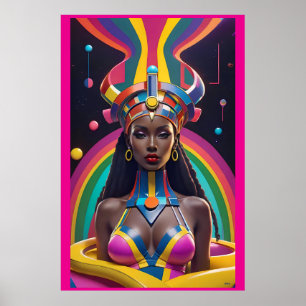 Ihr Glamour befreite sie Poster