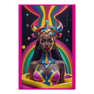 Ihr Glamour befreite sie Poster