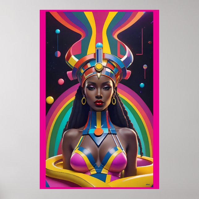 Ihr Glamour Set sie kostenlos Poster (Vorne)