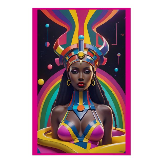 Ihr Glamour Set sie kostenlos Poster (Vorderseite)