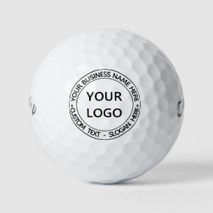 Ihr Golfball Logo Name Slogan Personalisiert