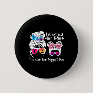 Ihr größter Fan Cheer Nene einer Cheerleaderin Nen Button
