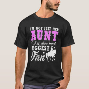 Ihr größter Fan Pferdeshow-Tante Reitsport-Tante T-Shirt