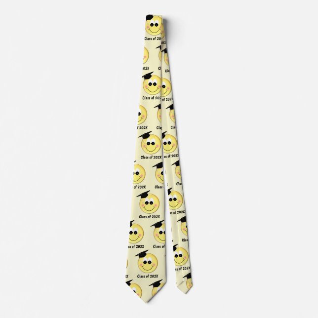 Ihr größtes Jahr glückliches Gesicht mit Graduieru Krawatte (Vorderseite)