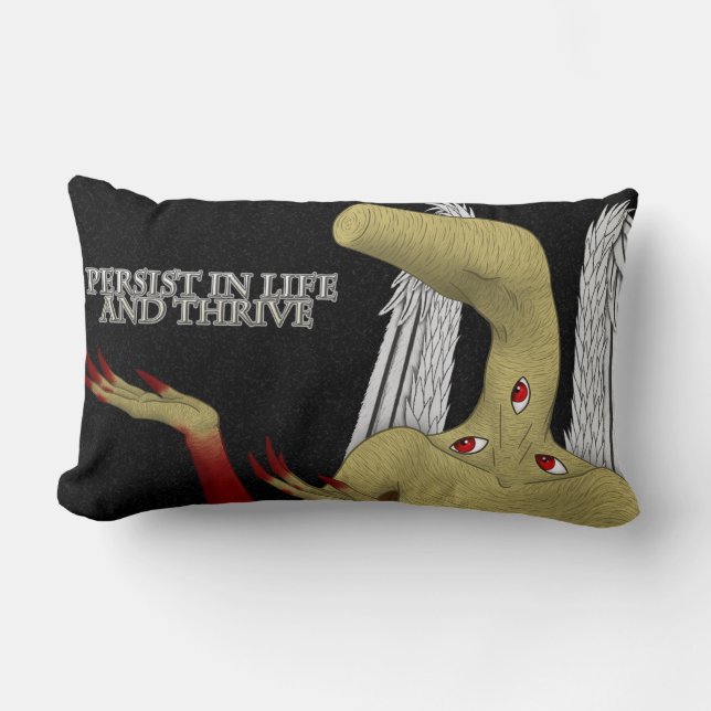 Ihr Guardian Angel gibt Worte der Ermutigung Lendenkissen (Vorderseite)