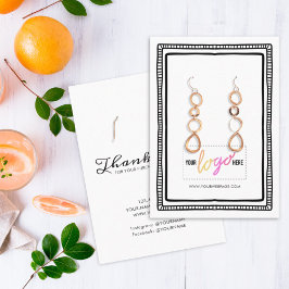 Ihr handgezeichneter Rahmen für Ihre Logokombinati Visitenkarte