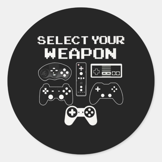Ihr Handy-Video-Shirt-Controller-Geschenk P Runder Aufkleber (Vorderseite)
