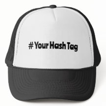 Ihr Hash Tag Black Trucker Hat