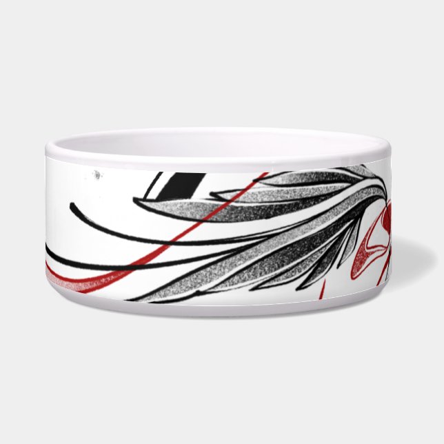 Ihr Haustier benötigt diesen Minimalistischen Wing Napf (Vorderseite)