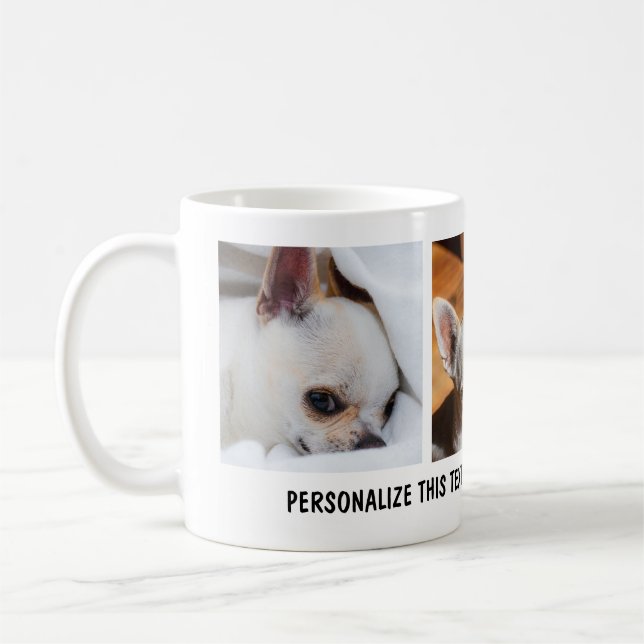 Ihr Haustier chihuahua benutzerdefinierte Fotos sa Kaffeetasse (Links)