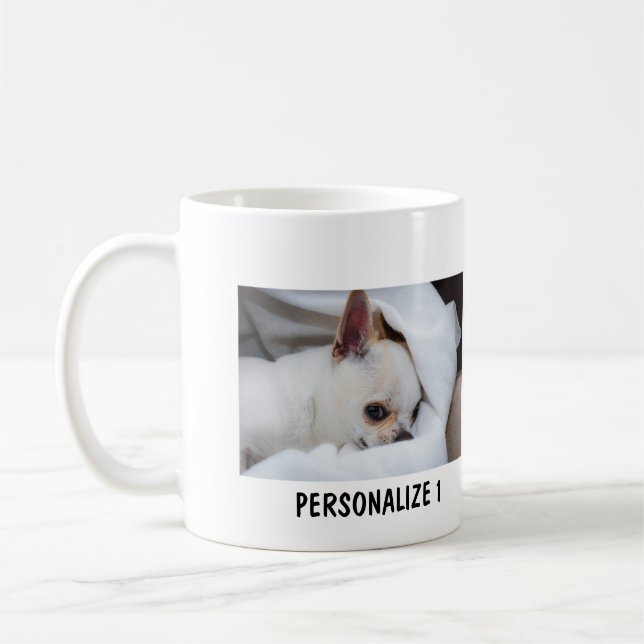 Ihr Haustier chihuahua benutzerdefinierte Fotos sa Kaffeetasse (Links)