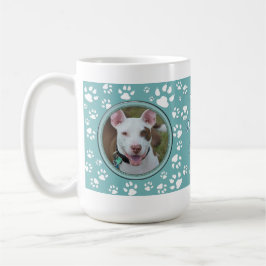 Ihr Haustier Foto Memorial Aquamarin Hund drucken Kaffeetasse