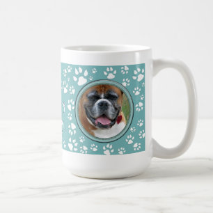 Ihr Haustier Foto Memorial Aquamarin Hund drucken Kaffeetasse